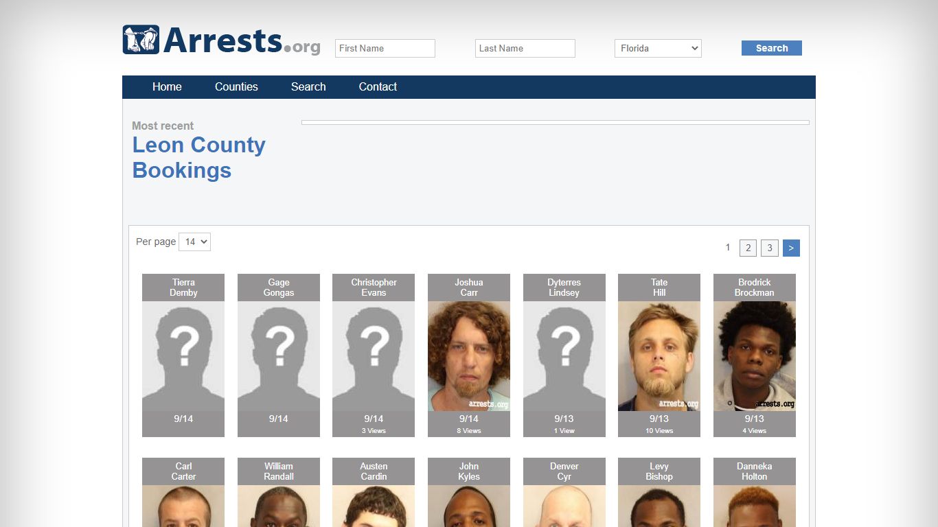 Leon County Arrests and Inmate Search